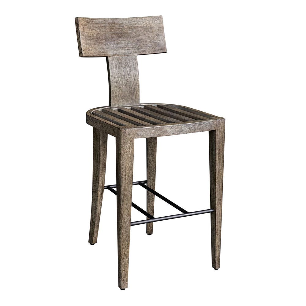 Cellini Outdoor Bar Stool - Uttermost - Bar Stools by Modest Hut