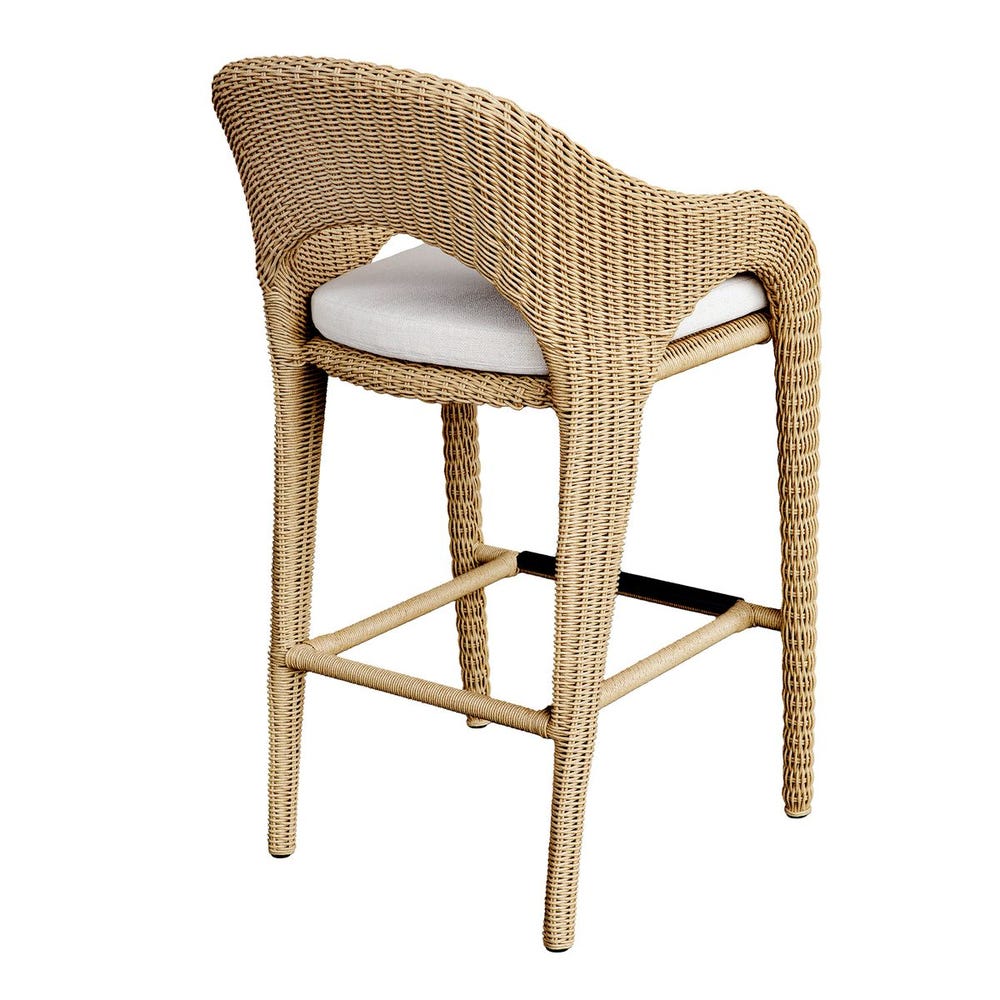 Kavali Outdoor Bar Stool - Uttermost - Bar Stools by Modest Hut