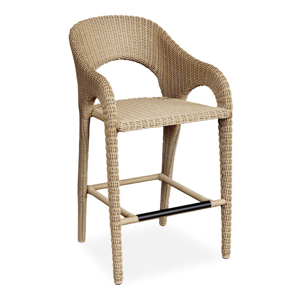 Kavali Outdoor Bar Stool - Uttermost - Bar Stools by Modest Hut