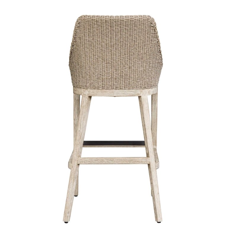 Paloma Outdoor Wicker Bar Stool - Bar Stools