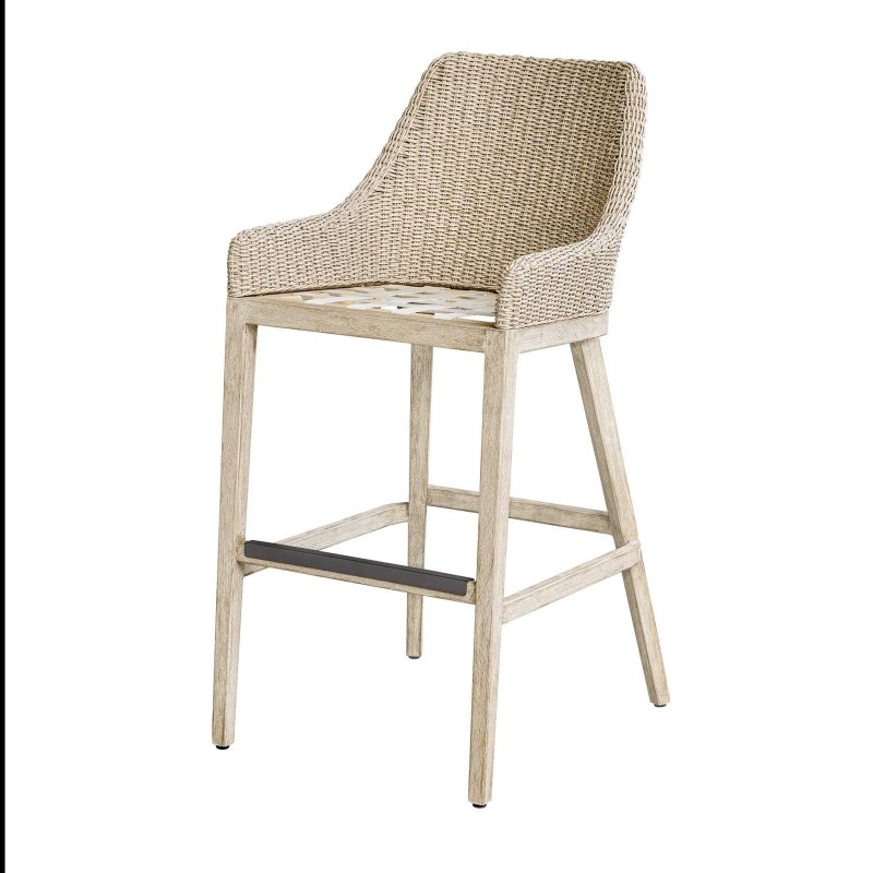 Paloma Outdoor Wicker Bar Stool - Bar Stools