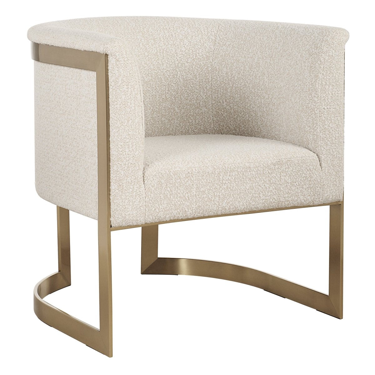 Bellina Plush Barrel Chair - Uttermost - Barrel Chairs by Modest Hut