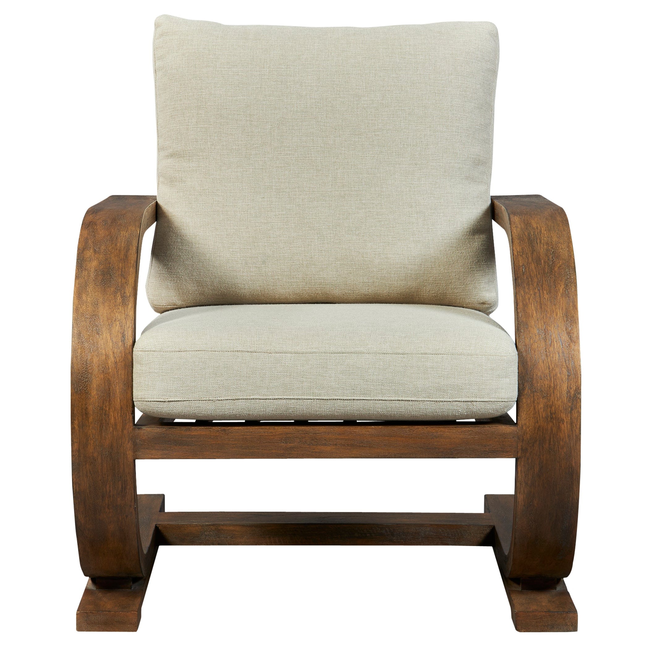 Bedrich Wooden Accent Chair Uttermost