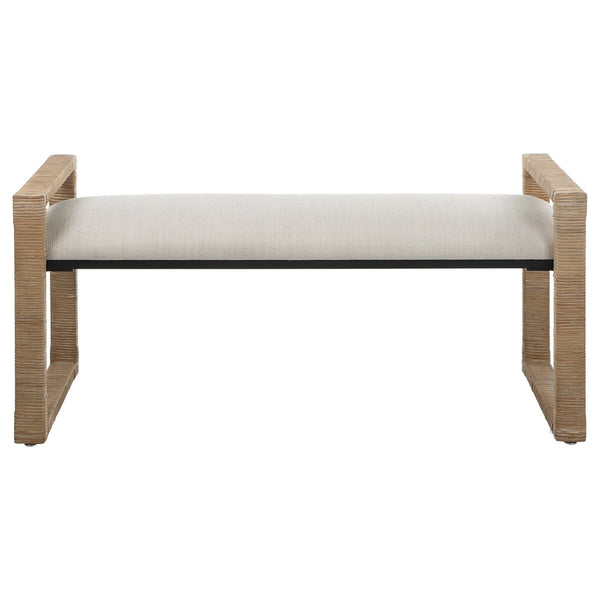 Areca Coastal Rattan Bench - Uttermost - Benches by Modest Hut