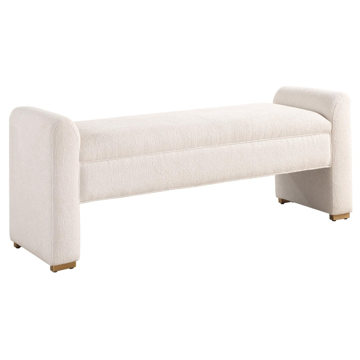 Caliste Ivory Bench - Uttermost - Benches by Modest Hut