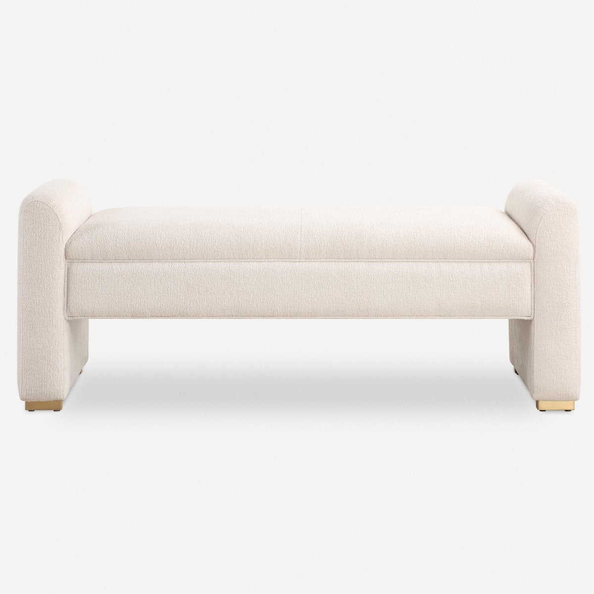 Caliste Ivory Bench - Uttermost - Benches by Modest Hut