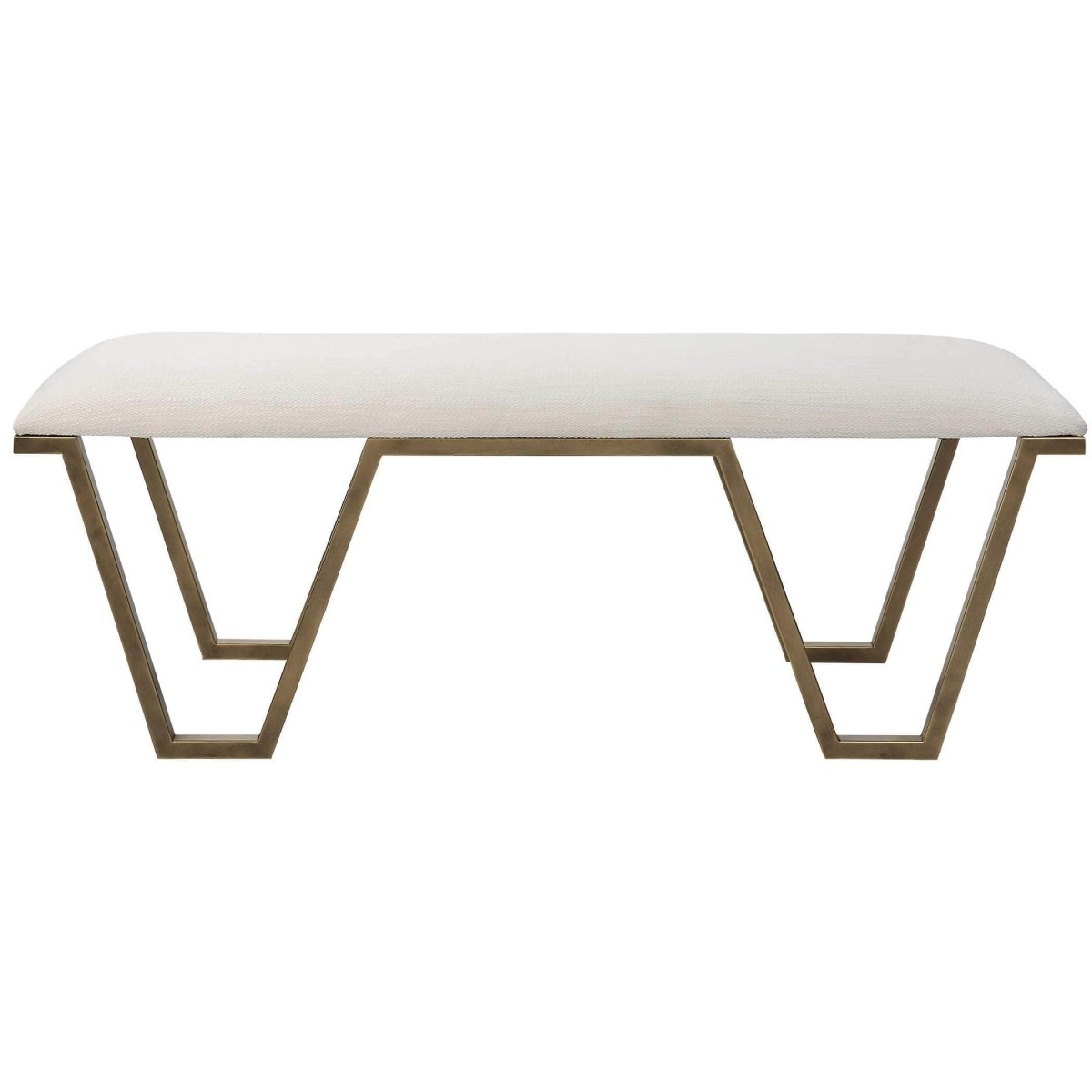 Farrah Geometric Bench - Uttermost - Benches by Modest Hut