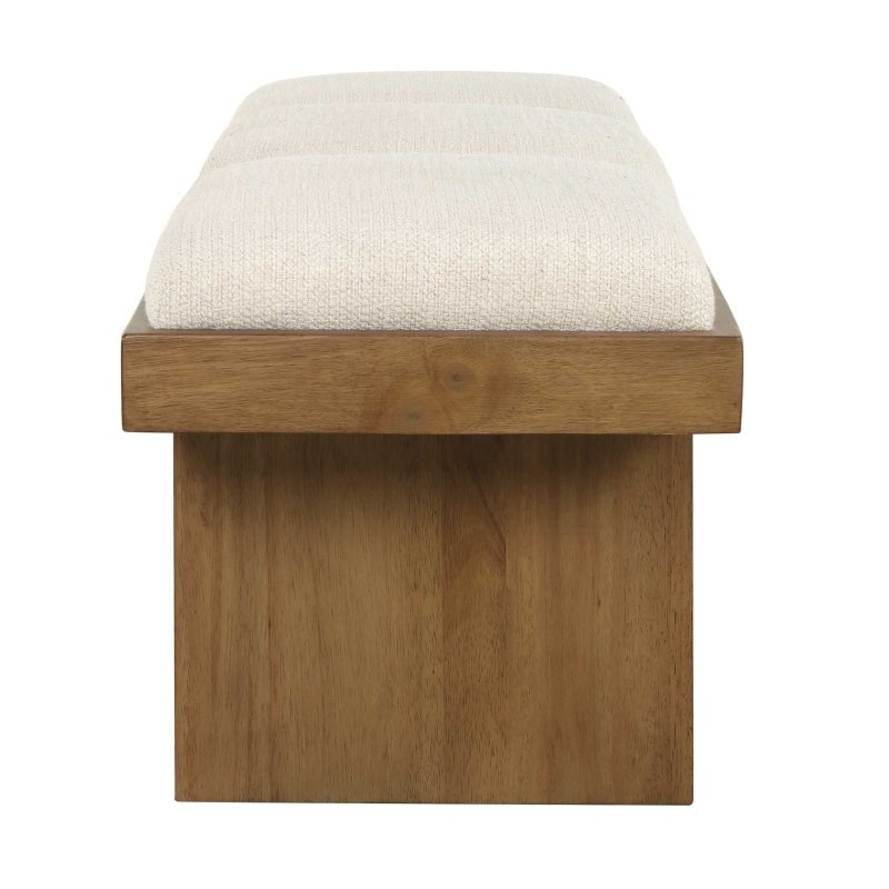 Haden White Upholstery Bench - Benches