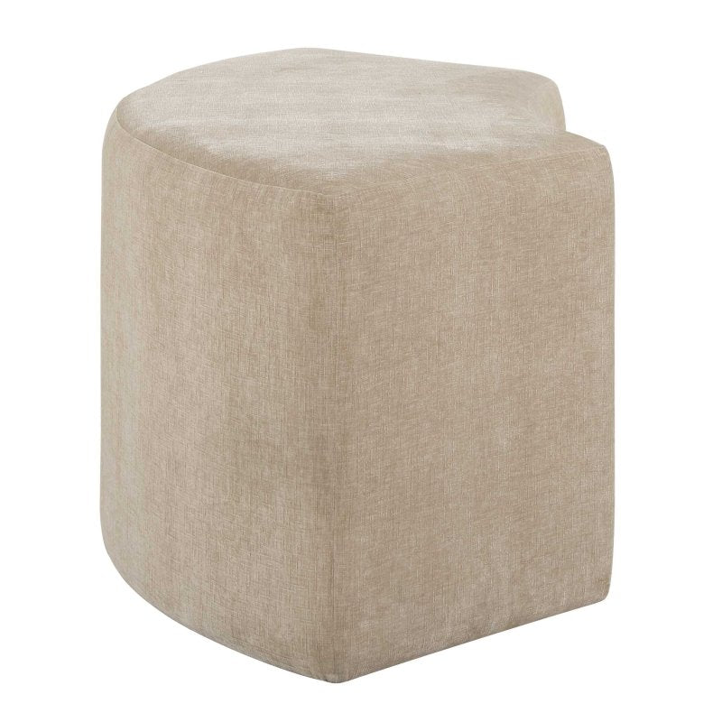 Khai Rounded Plush Dining Bench - Benches
