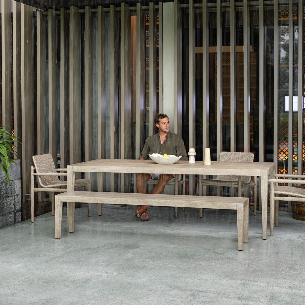 Kirkham Outdoor Bench - Uttermost - Benches by Modest Hut