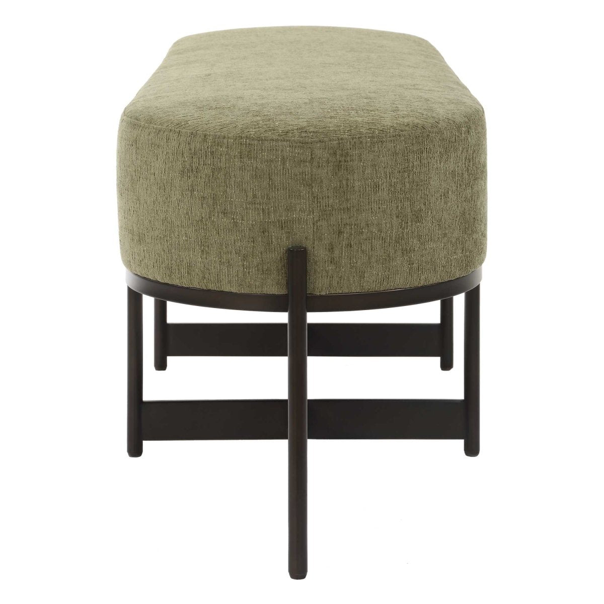 Merino Moss Fabric Bench - Uttermost - Benches by Modest Hut
