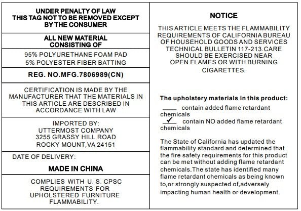 Merino Moss Fabric Bench - Uttermost - Benches by Modest Hut
