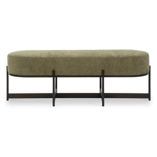 Merino Moss Fabric Bench - Uttermost - Benches by Modest Hut