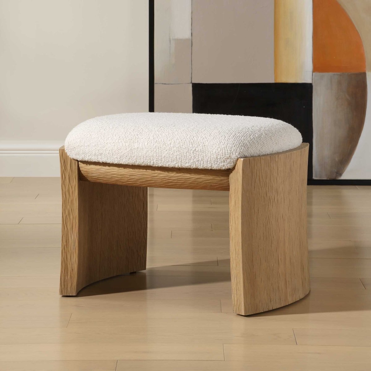 Port Natural Small Bench - Uttermost - Benches by Modest Hut