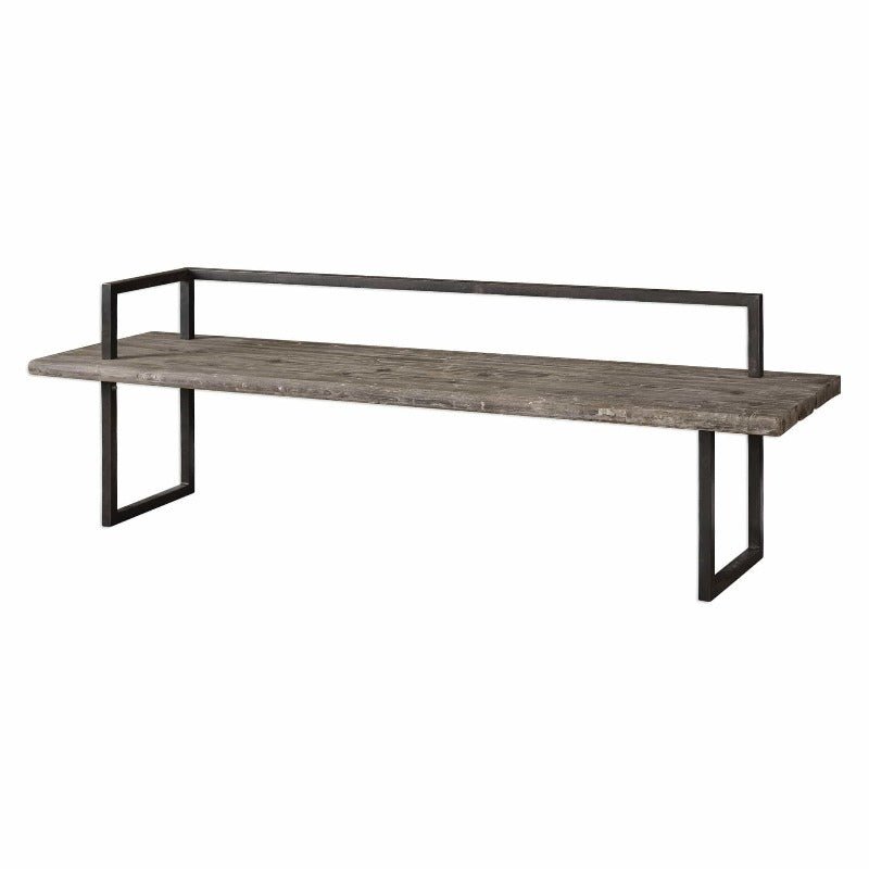 Reclaimed Wood Handcrafted Herbert Bench - Uttermost - Benches by Modest Hut