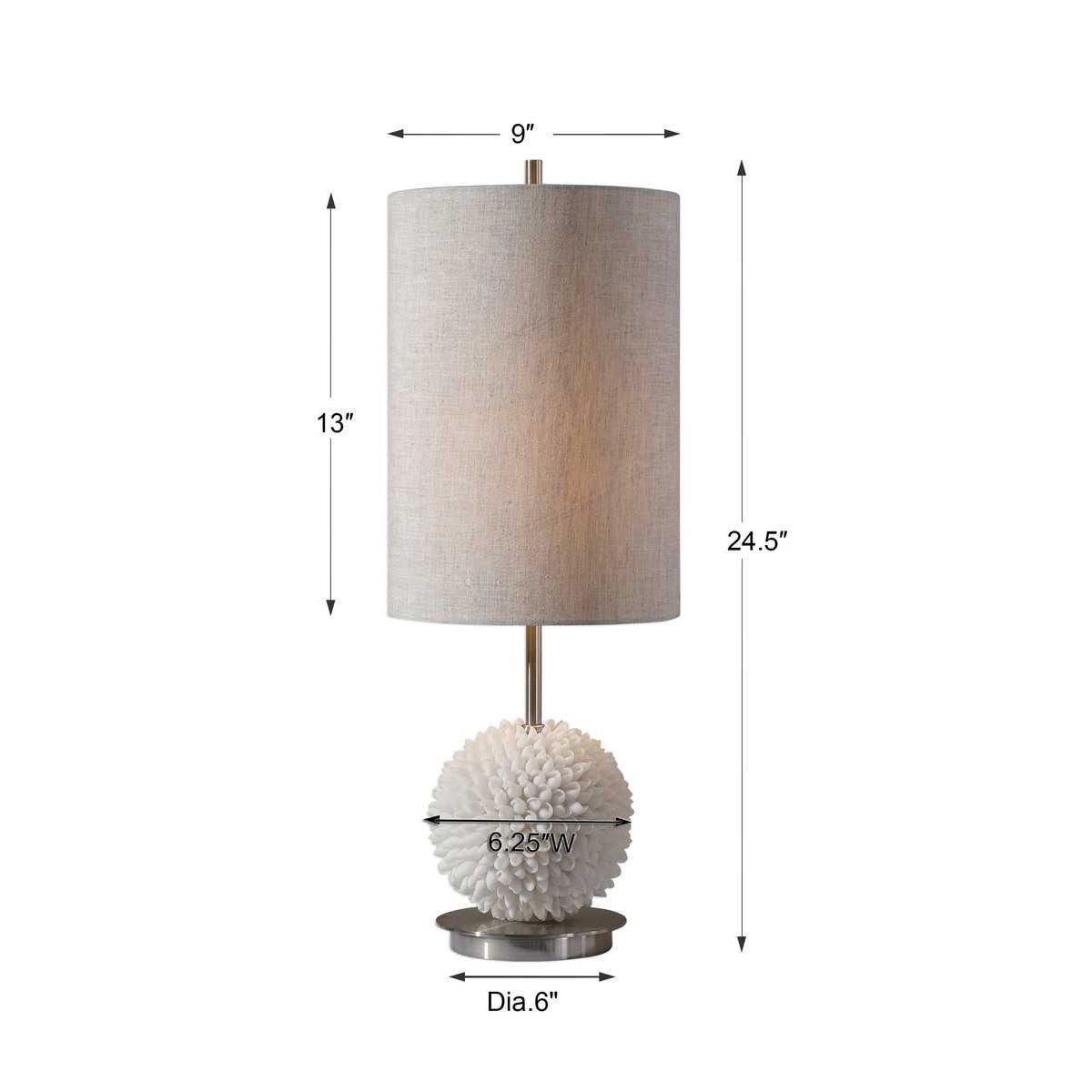 Cascara Sea Shells Buffet Lamp - Uttermost - Buffet Lamps by Modest Hut