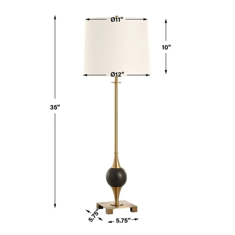Dempsey Buffet Lamp - Uttermost - Buffet Lamps by Modest Hut