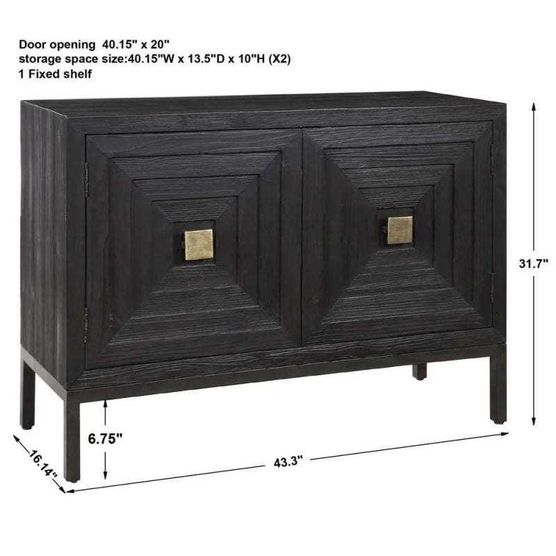Aiken 2 Door Accent Cabinet - Uttermost - Cabinet by Modest Hut