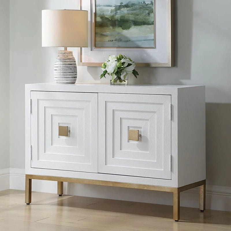 Aiken White 2 Door Cabinet - AikenWhite2DoorCabinet 07 image 5