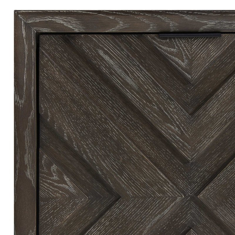 Barrett Dark Charcoal Oak Cabinet - Storage