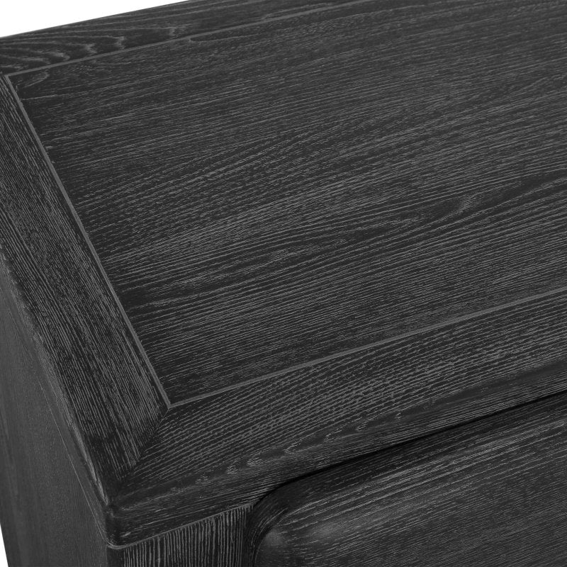 Bierk Dark Stain 2 Door Cabinet - Storage