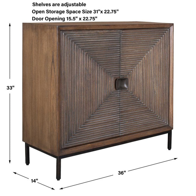 Bottom Line 2 Door Wood Cabinet - Storage
