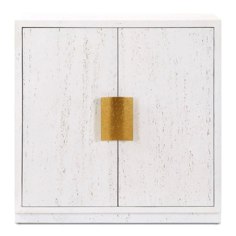 Emma 2 Door White Cabinet - Modest Hut