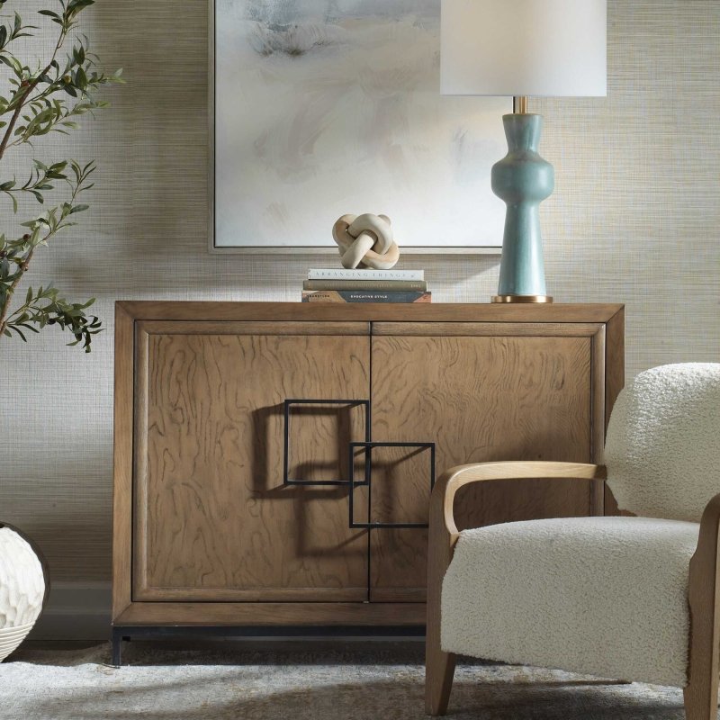 Paltrow Burl 2 Door Cabinet - FURN 4827 50012 B image 1