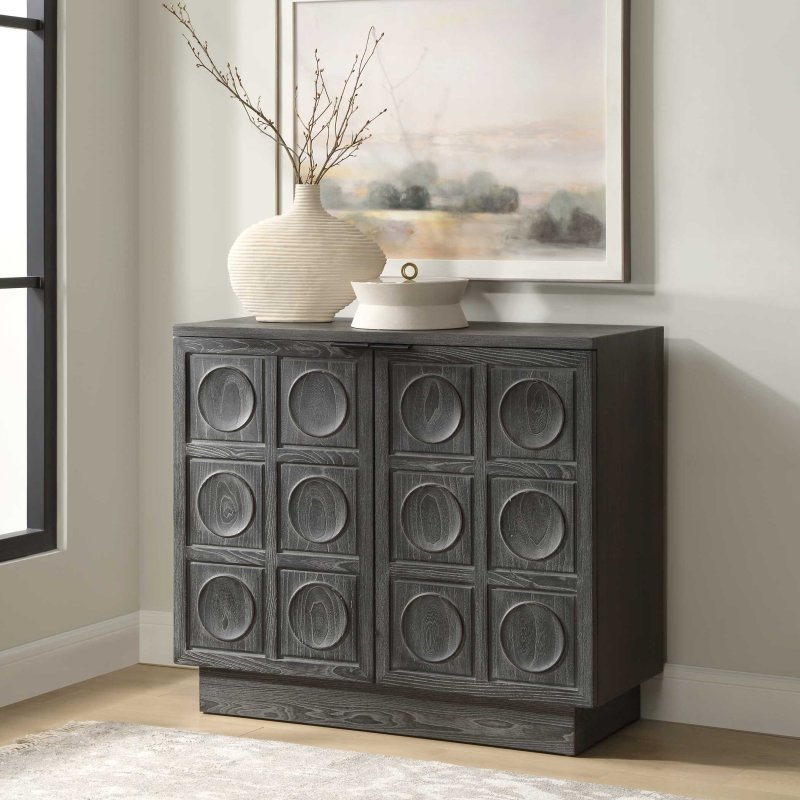Shelby 2 Door Ebony Stained Cabinet - FURN 4693 24426 A0 image 2