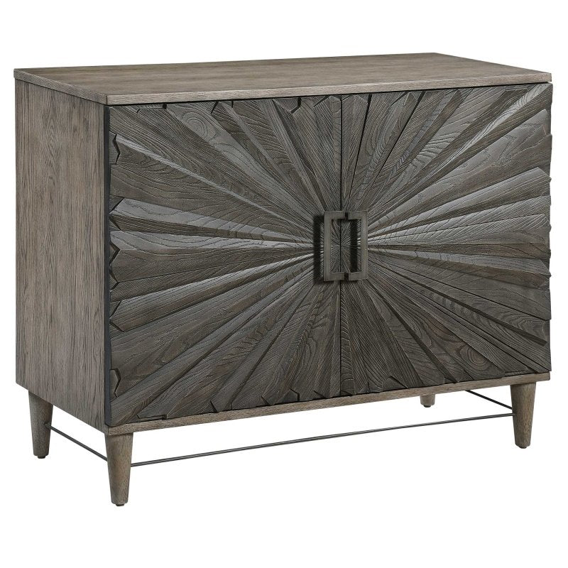Shield Bohemian Style Cabinet at an angle