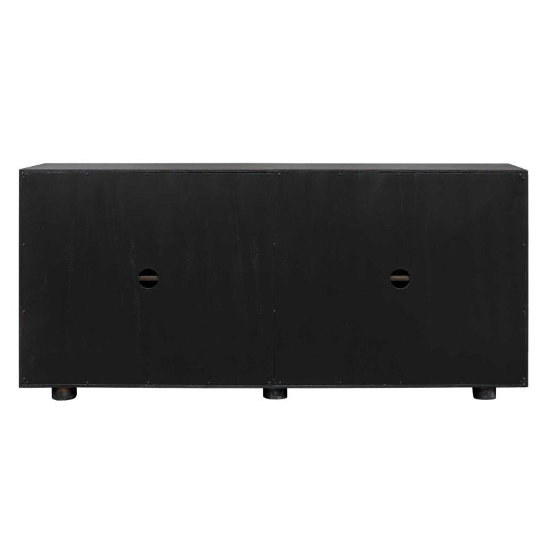 Stevenson Chiseled 4 Door Cabinet - FURN 7384 50168 A4 image 6