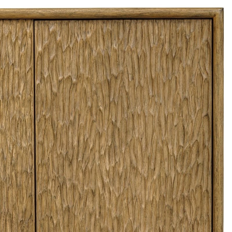 Additional detail view of the Stevenson 4 Door Natural Cabinet image 7