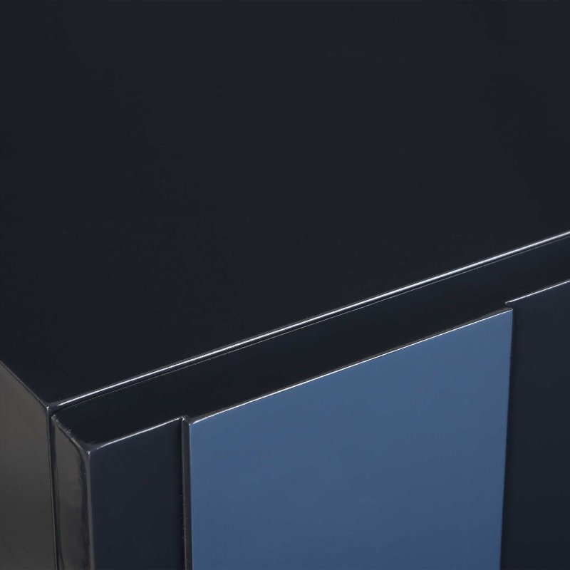 Valeria 2 Door Glossy Blue Cabinet - FURN 4666 24473 A4 image 6