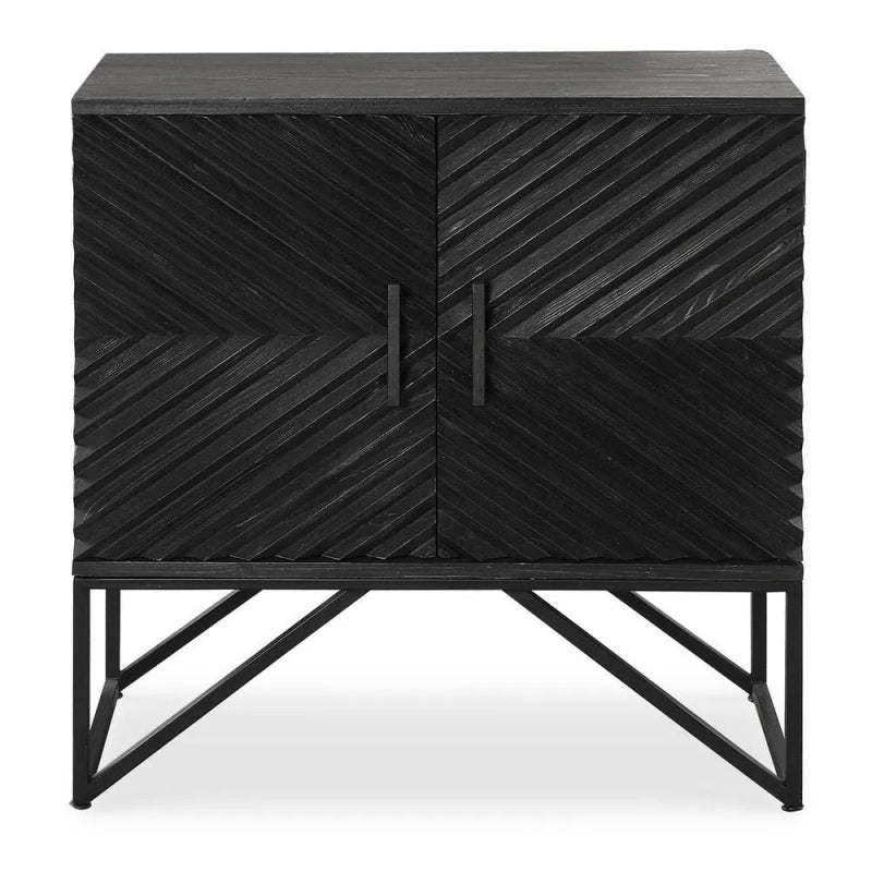 Zadie Chevron Pattern Cabinet - Uttermost - Cabinet by Modest Hut