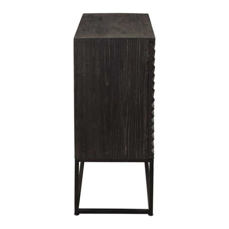 Zadie Chevron Pattern Cabinet - Uttermost - Cabinet by Modest Hut