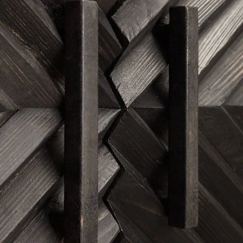 Zadie Chevron Pattern Cabinet - Uttermost - Cabinet by Modest Hut