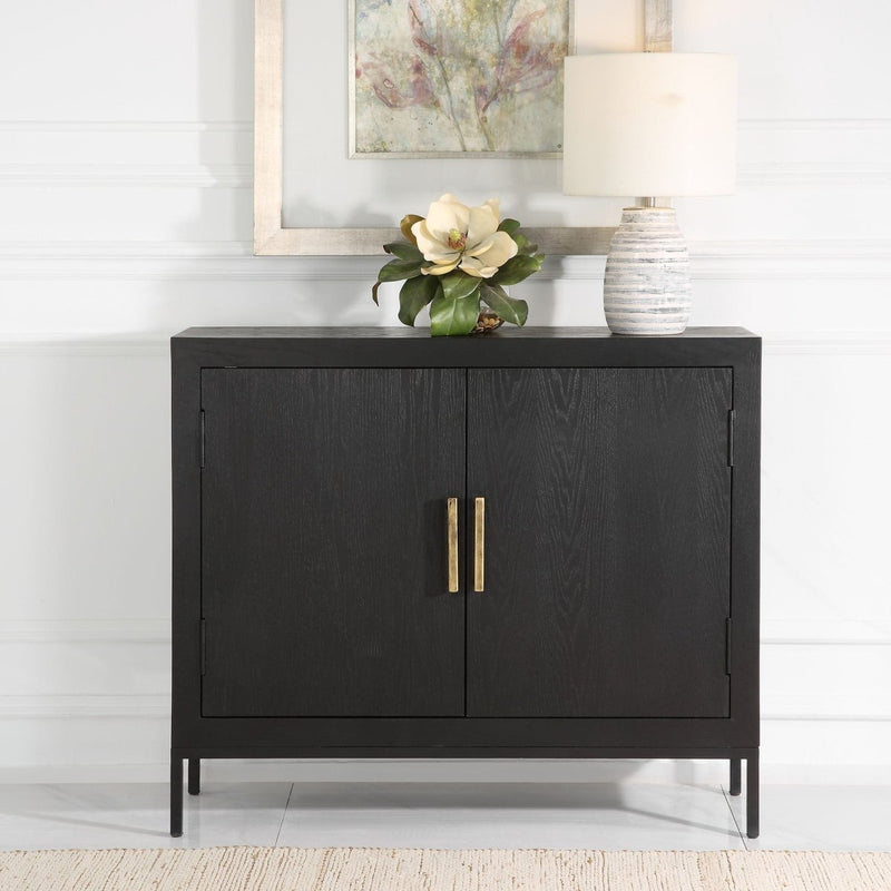 Front Range Dark Oak 2 Door Cabinet - Uttermost - Cabinets by Modest Hut
