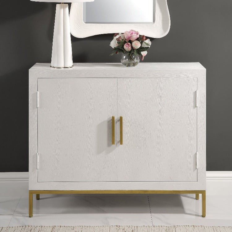 Front Range White 2 Door Cabinet - Uttermost - Cabinets by Modest Hut