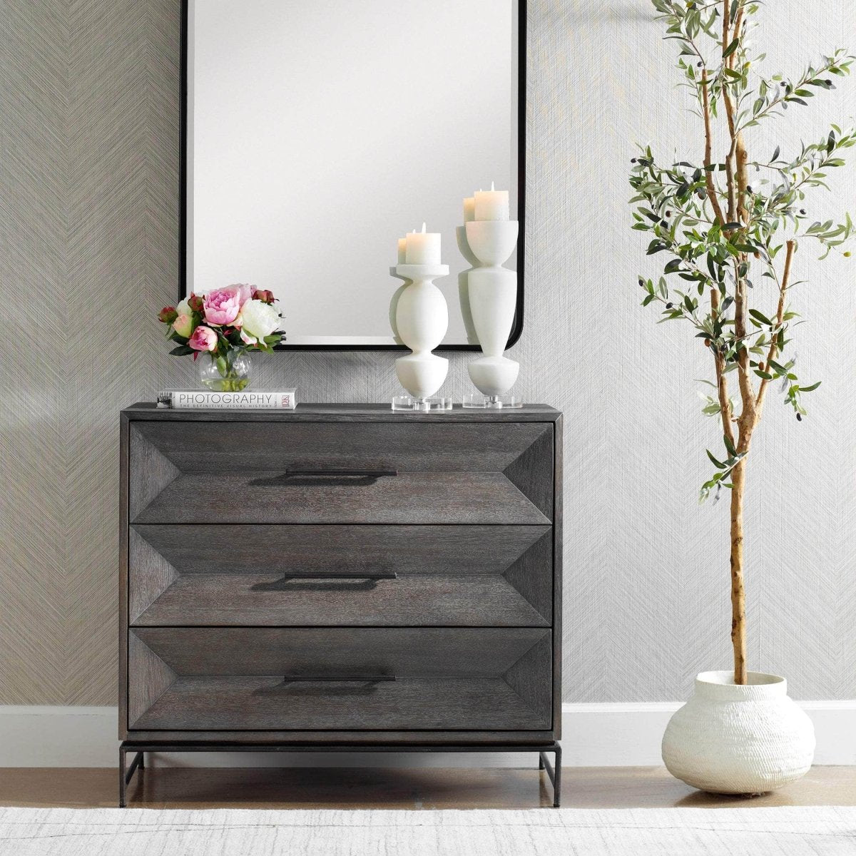 Knox Dark Walnut Accent Chest - Uttermost - Cabinets by Modest Hut