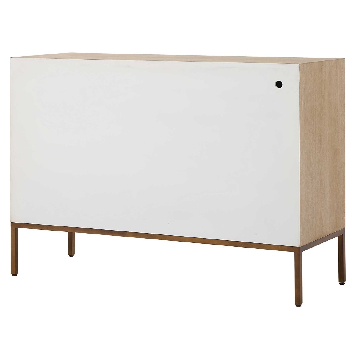 Weimar 2 Door White Cabinet - Uttermost - Cabinets by Modest Hut