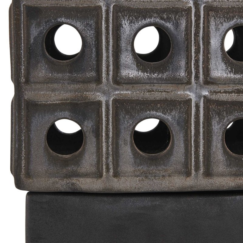 Lattice Indoor-Outdoor Lantern Candleholder - Candle Holders