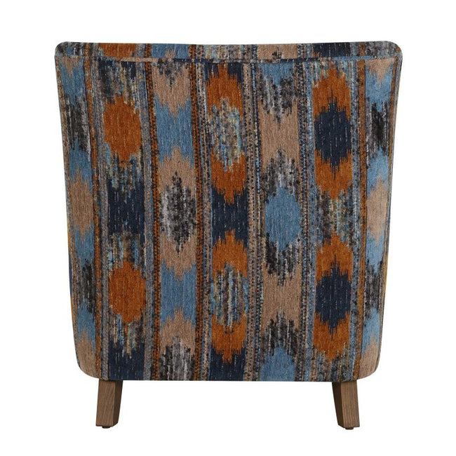 Lainey Upholstered Ikat Armchair - Chairs