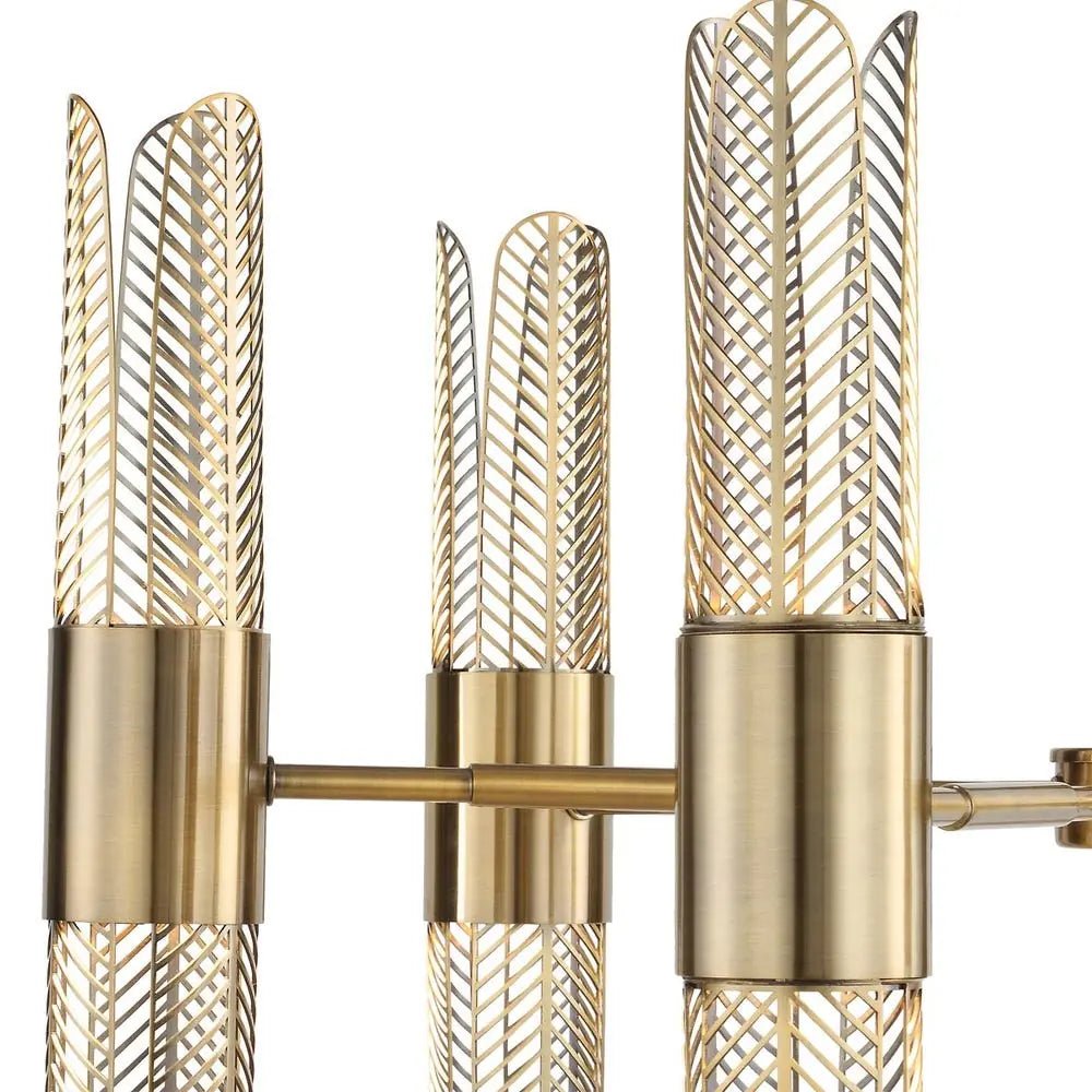 Cret 12 Light Modern Chandelier - Uttermost - Chandeliers by Modest Hut