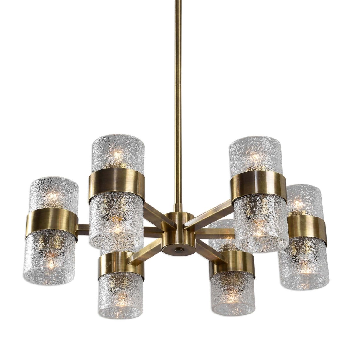 Marinotier Brass Chandelier - Uttermost - Chandeliers by Modest Hut