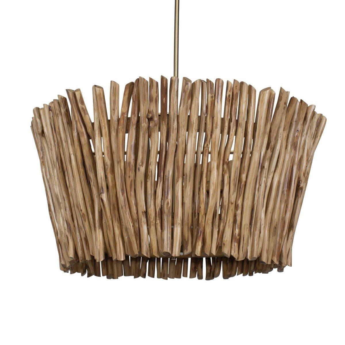 Rhea 4 Light Wood Branch Chandelier - Uttermost - Chandeliers by Modest Hut