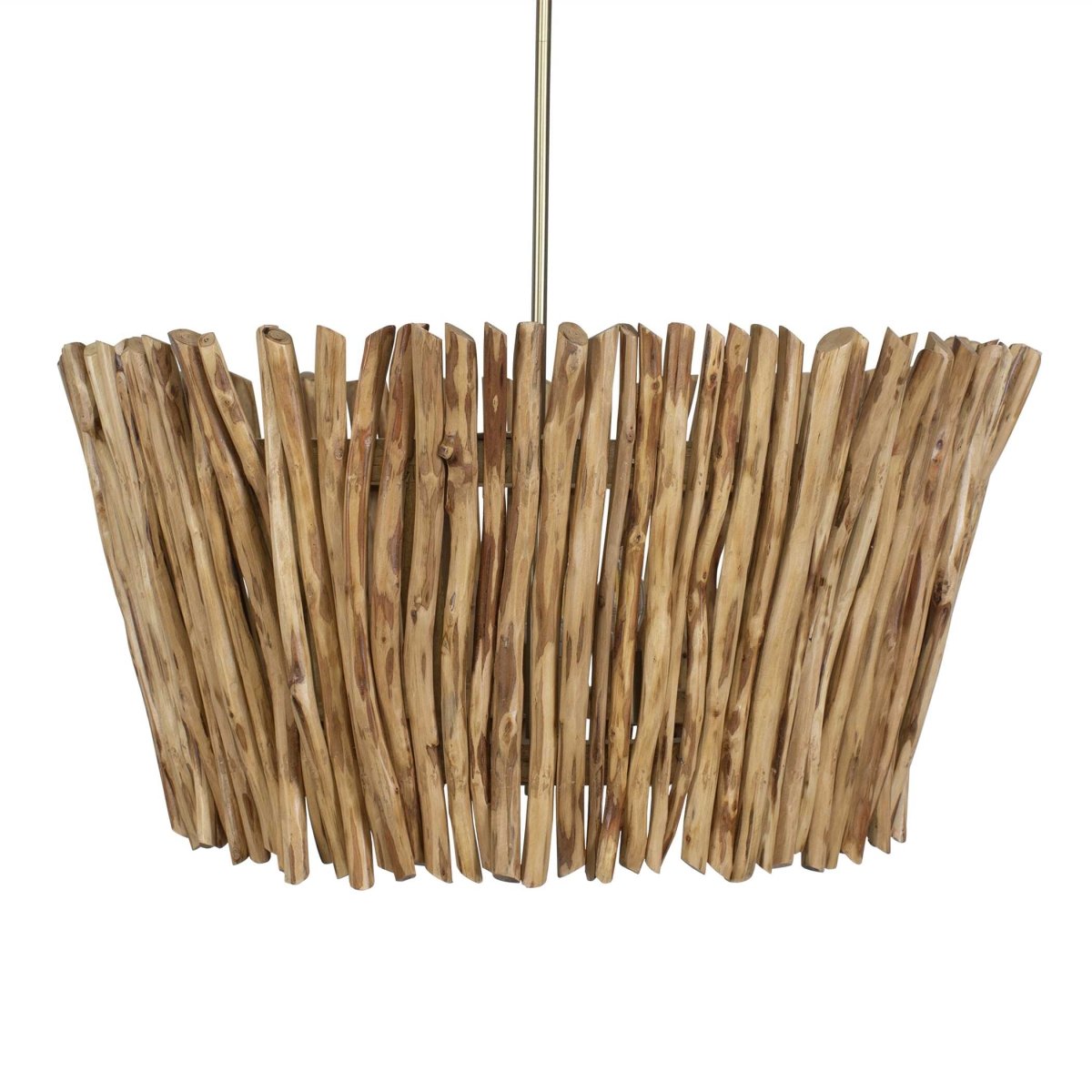 Rhea 4 Light Wood Branch Chandelier - Uttermost - Chandeliers by Modest Hut