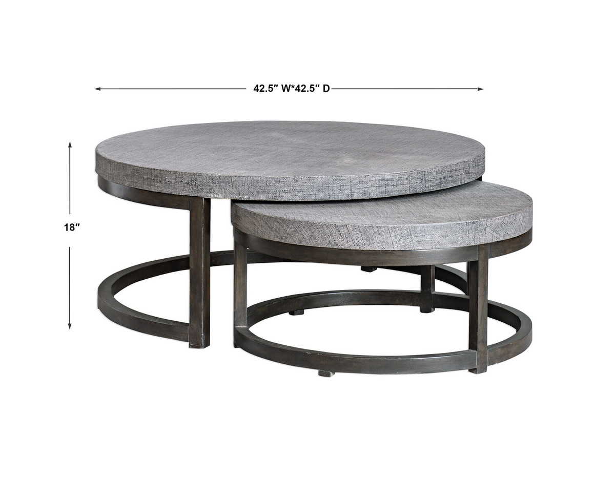 Aiyara Nested Coffee Table - Uttermost - Coffee Tables by Modest Hut