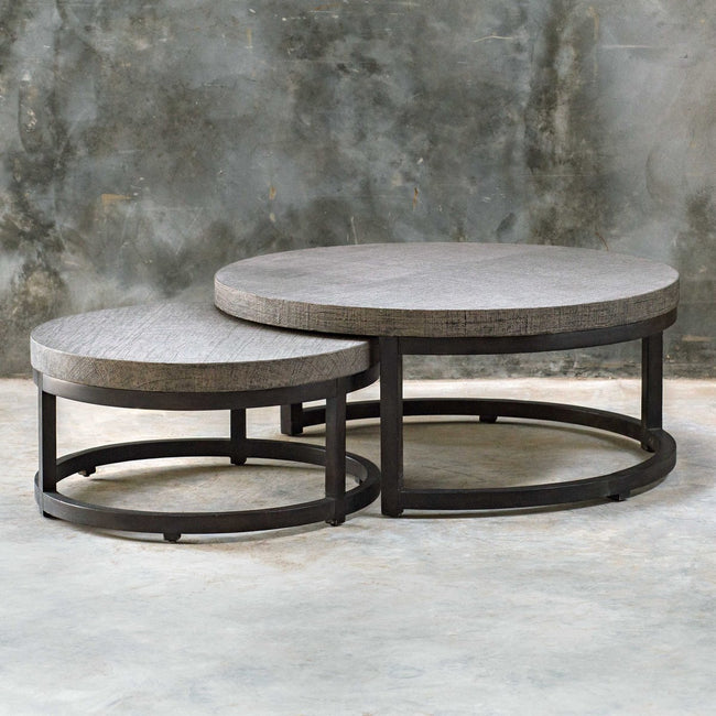 Aiyara Nested Coffee Table - Uttermost - Coffee Tables by Modest Hut