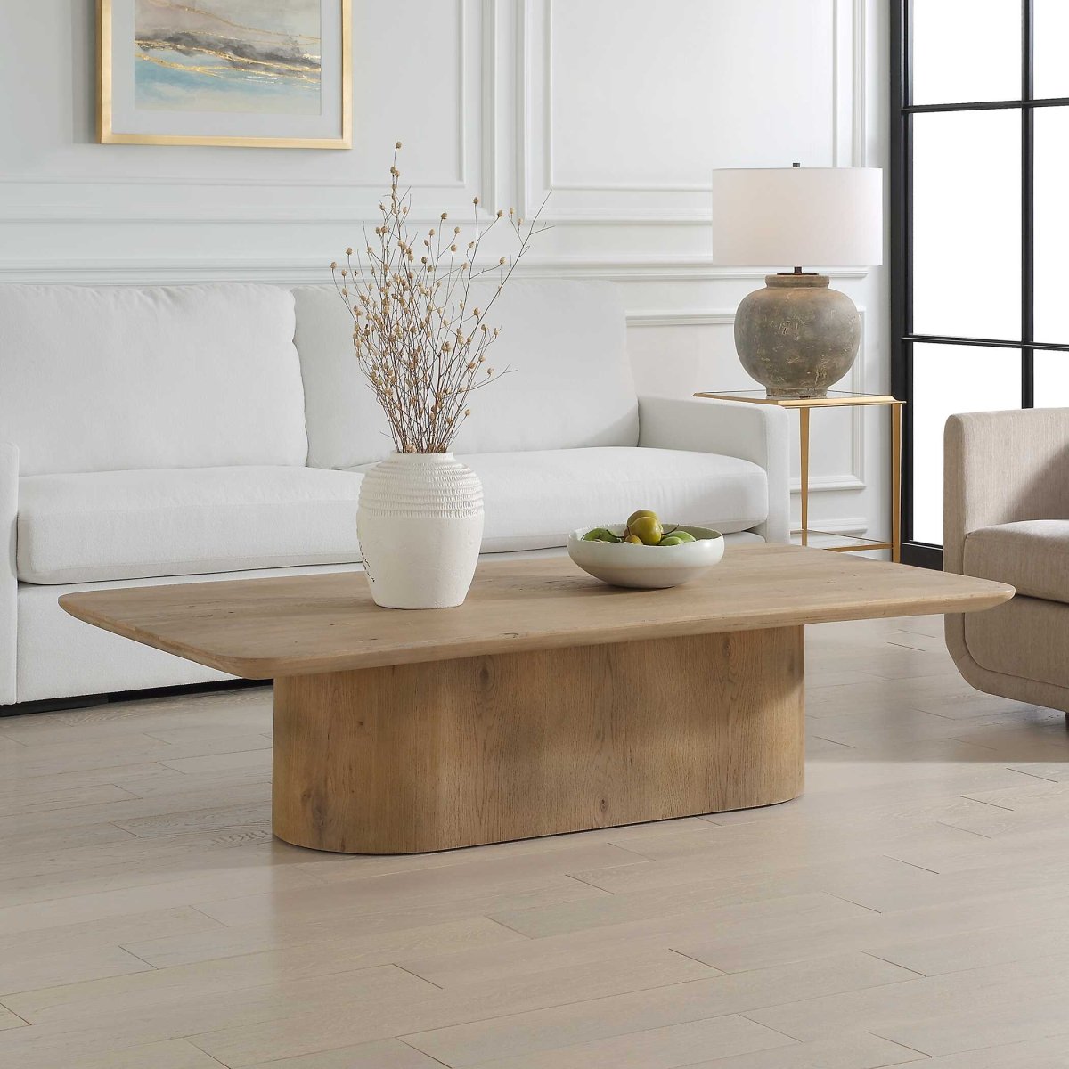 Camerlin Oak Coffee Table - Uttermost - Coffee Tables by Modest Hut