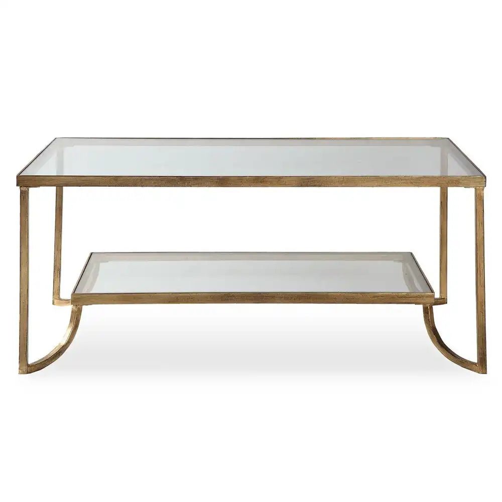 Katina Gold Coffee Table - Uttermost - Coffee Tables by Modest Hut